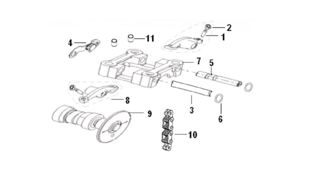 RKS NOVA  RY18 EKSANTRİK MİLİ Orijinal