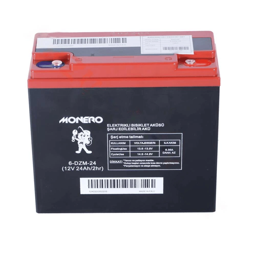 12V-20-24 AMPER [DİK] [180*78*170 mm] E-BIKE AKÜ MONERO – #60075P
