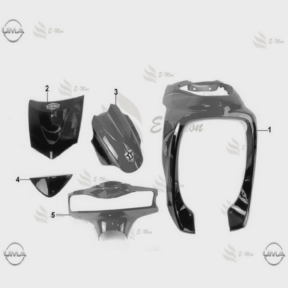 E-MON MIRACLE 3.0 GIDON DEKORATIF KAPAK (SIYAH)