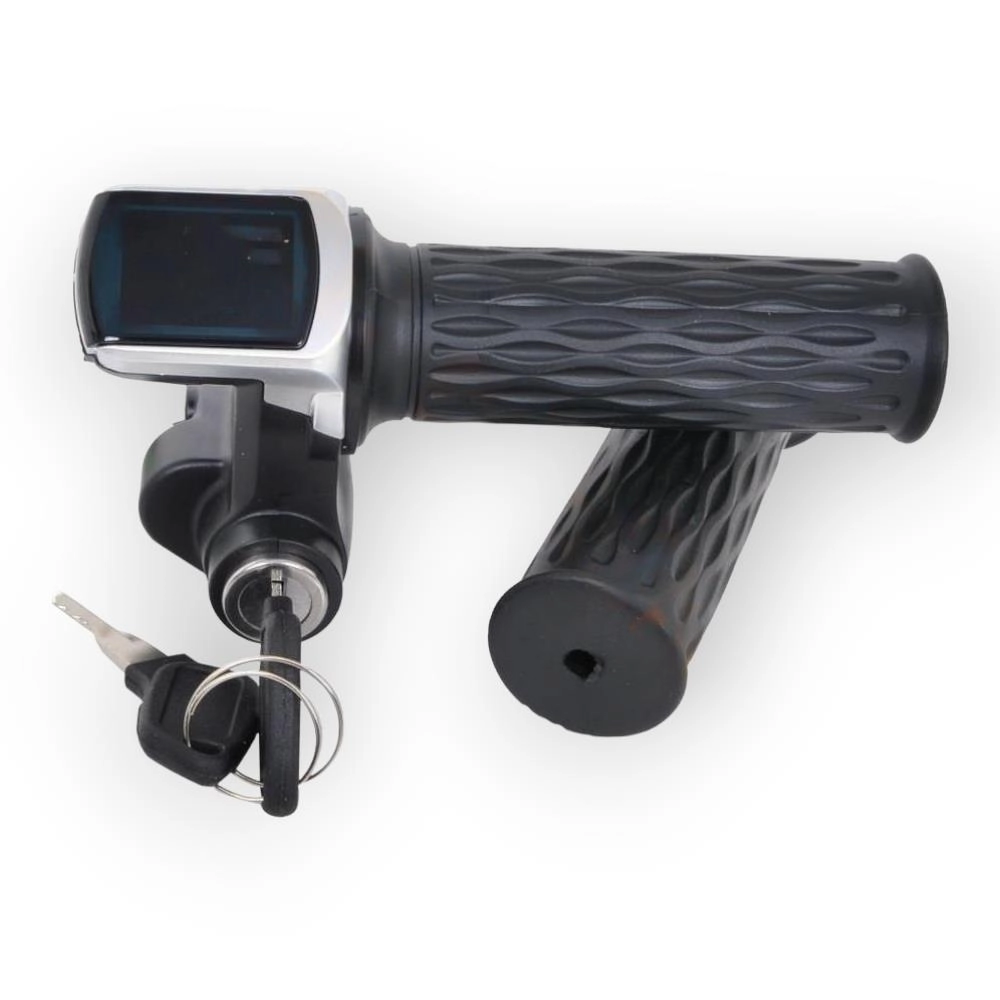 GAZ KOLU [TAKIM] KİLİTLİ ŞARJ GÖSTERGELİ – 3 TEKERLEKLİ UYUMLU E-BIKE #60268