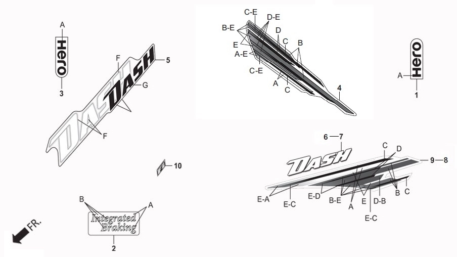 HERO DASH 110-Fİ STIKER ( FI )