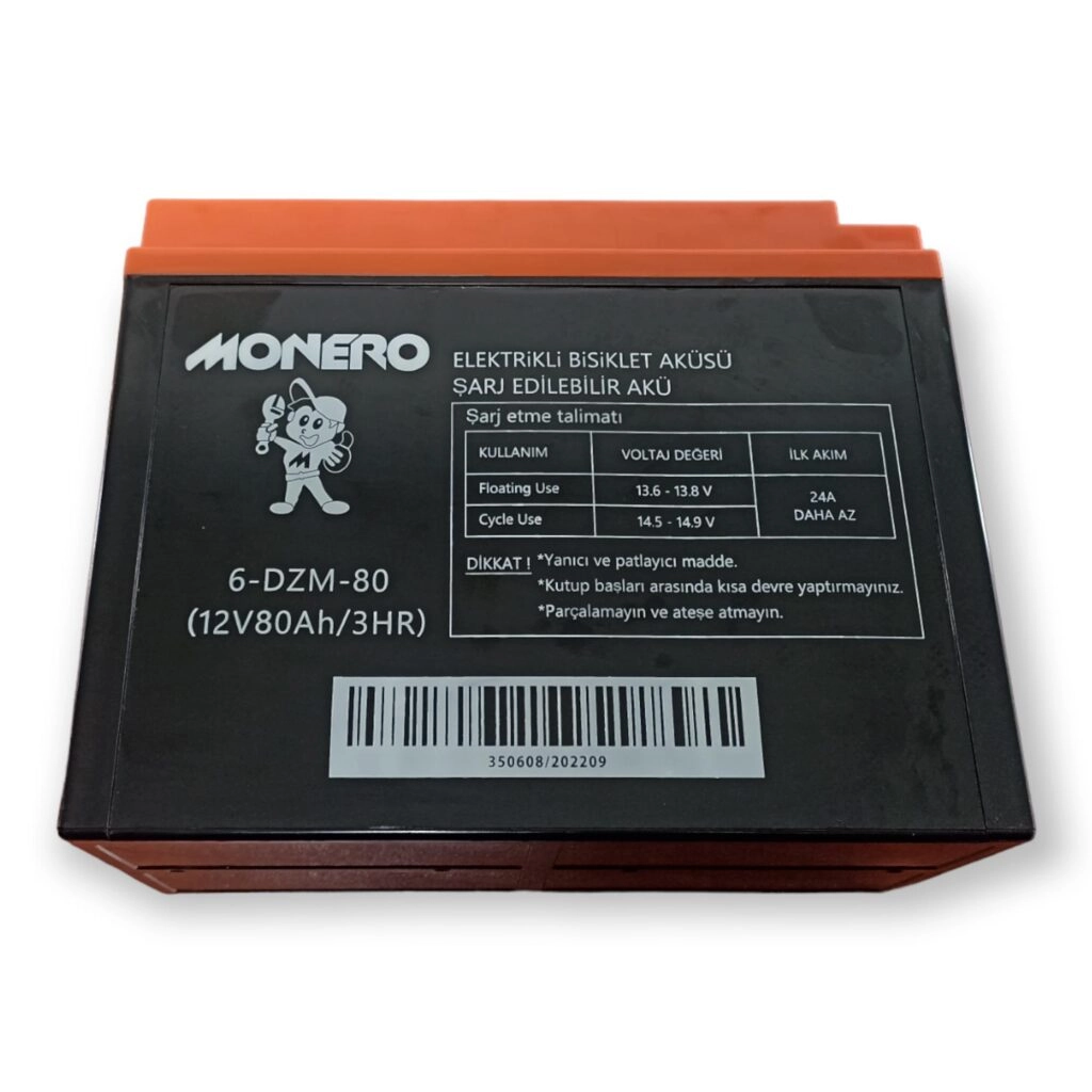 12V-45 AMPER [DAR] [223*121*174 mm] E-BIKE AKÜ – MONERO #60201