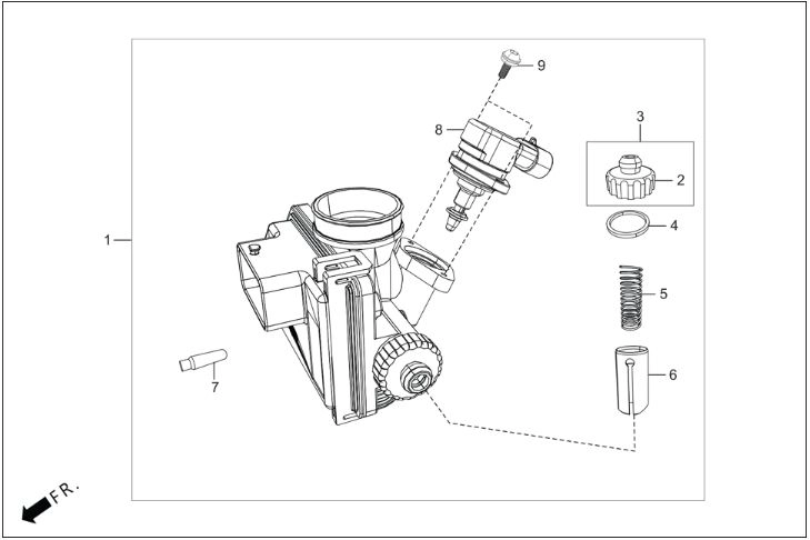 HERO DASH 110 (Euro 5) YAKIT BESLEME KAPAGI KOMPLE