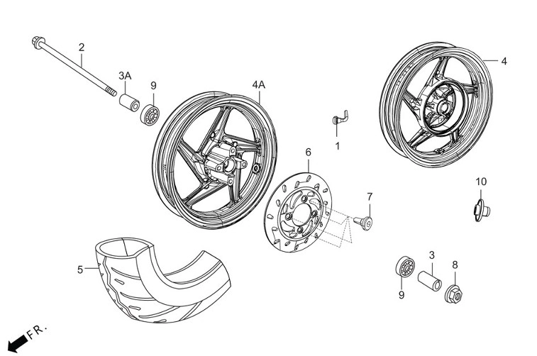HERO DASH 125 E5 PL (DSH125PL) SOMUN 12MM