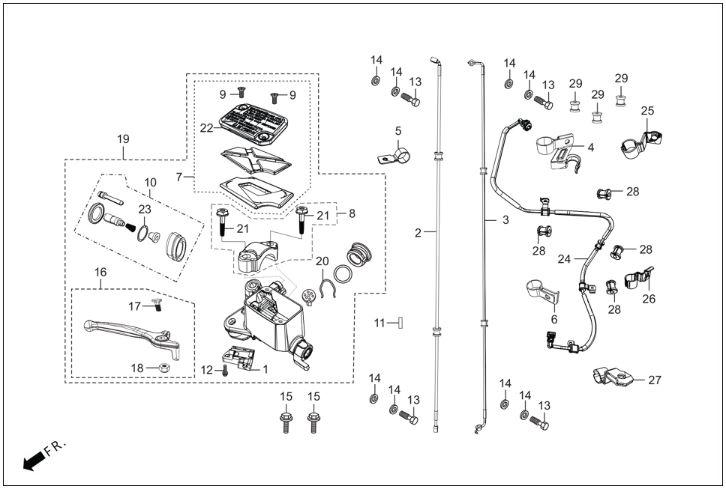 HERO DASH 125 (DSH125E5) SABITLEME SEGMANI