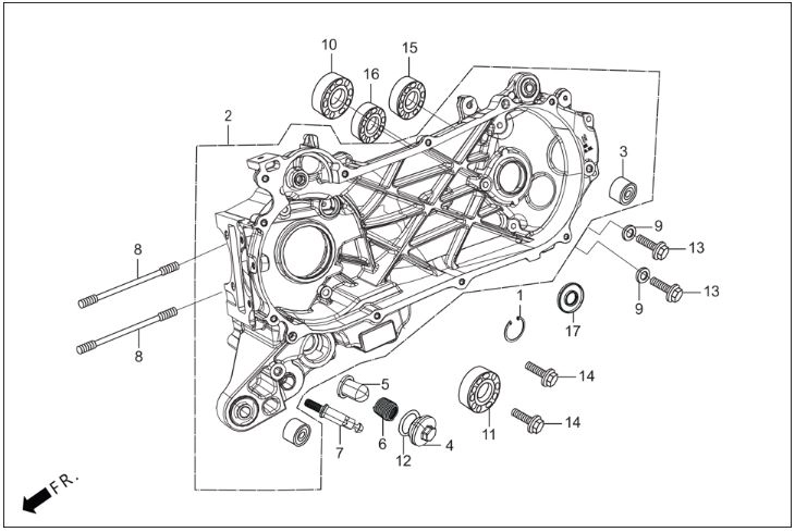 HERO DASH 110 (Euro 5) KAPAK YAG FILITRE