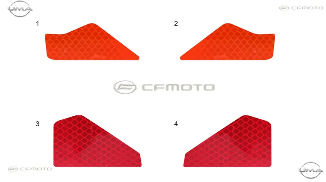 CF MOTO ZFORCE 950 SPORT 4 ETIKET (REFLEKTOR ARKA SAG)