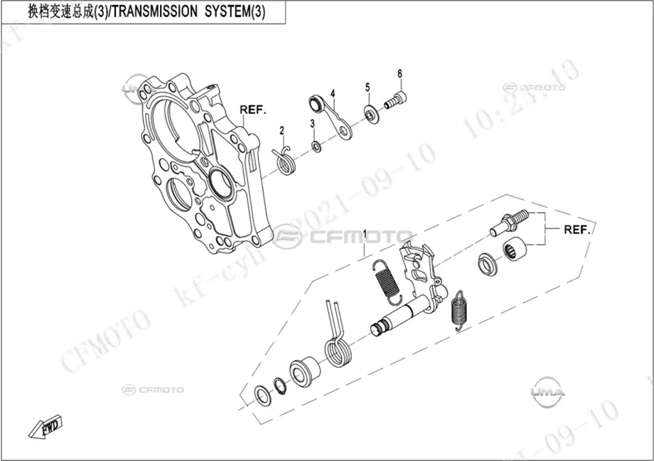 CFMOTO 650MT VITES DEGISTIRME MILI KOMPLE (2022)