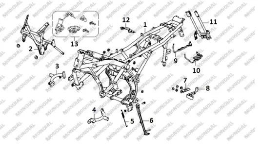 CFMOTO 650MT REGULATOR BAGLANTI BRAKETI