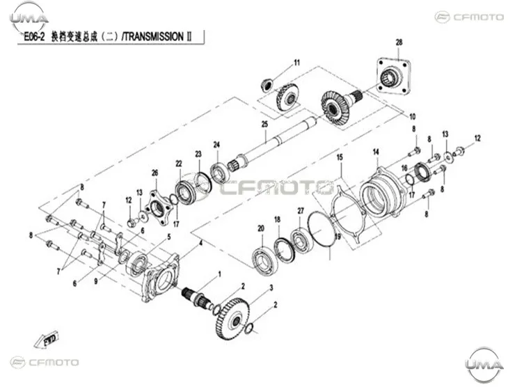 CFMOTO CF550 6L (AU) SAFT MILI ON