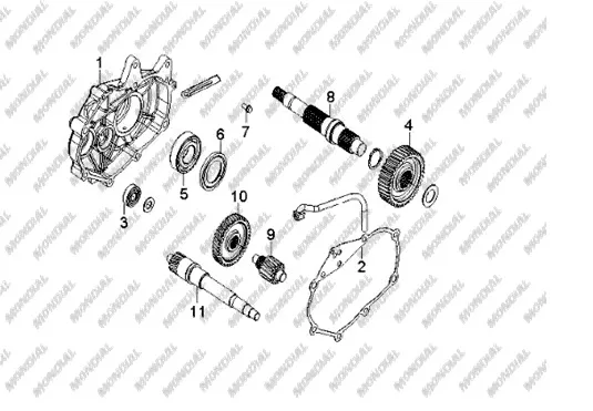 CFMOTO CF110AY10 RULMAN 6201