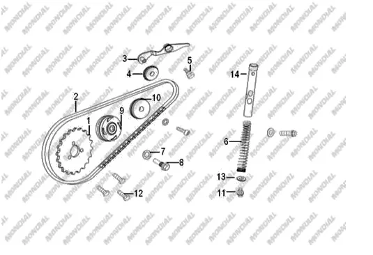 CFMOTO CF110AY10 ALUMINYUM RONDELA (14X21X2.5)