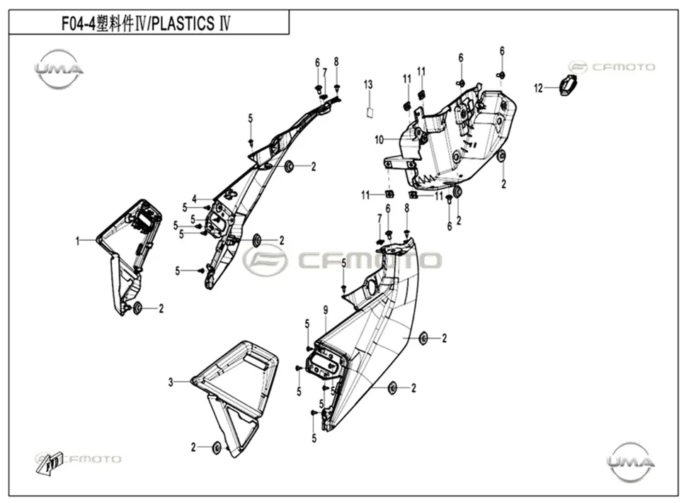 CFMOTO CF250DUAL (CF250GY-H) SELE KILIT KAPAGI
