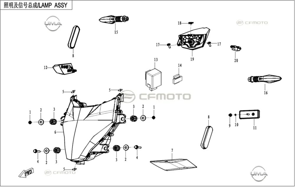 CFMOTO 650MT e5 SINYAL FLASORU (2022)