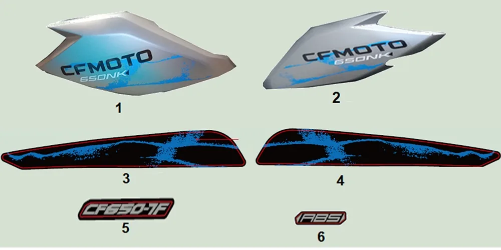 CFMOTO 650NK e5 ETIKET (MODEL) (2022)