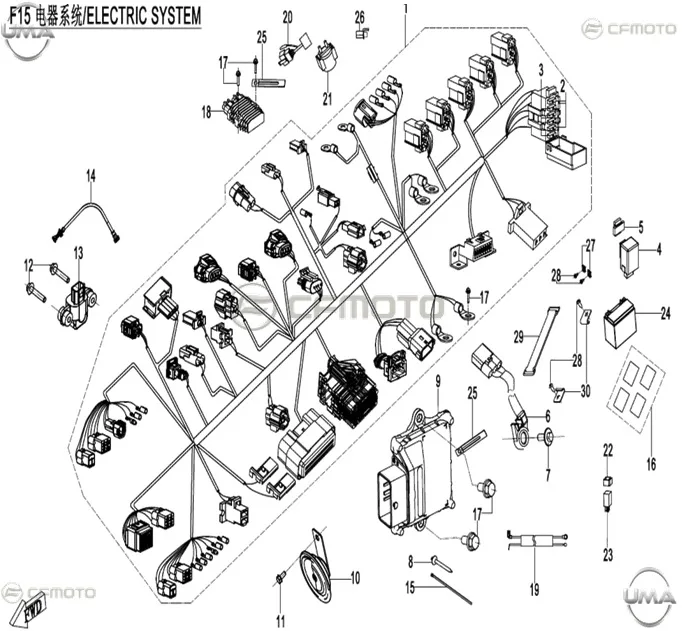 CFMOTO CF 250-6 SR (EU 4) ECU (EU4)