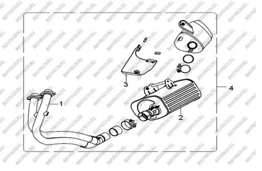 CFMOTO CF NK 400 EGZOZ BORUSU