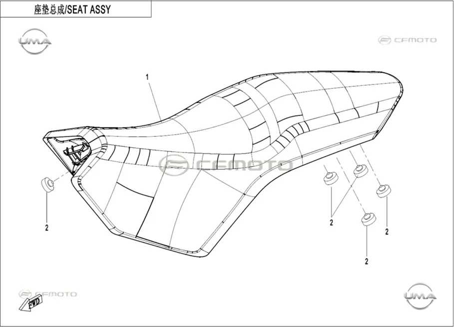CFMOTO CF700CLX ADV (CF700-2C) E5 SELE