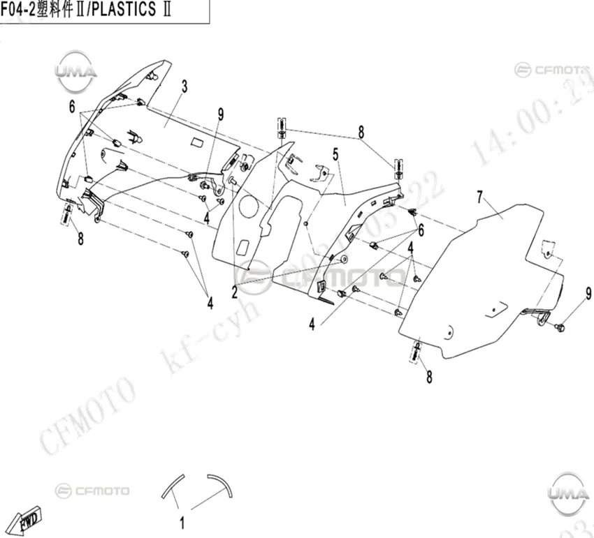 CF MOTO 650NK BENZIN DEPOSU SAG KARENAJ (SIYAH) (2022)