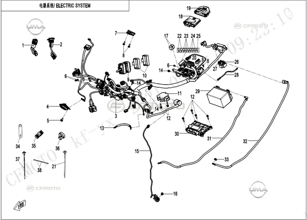 CFMOTO 800MT TOURING - E5 ELEKTRIK TESISATI (TOURING)