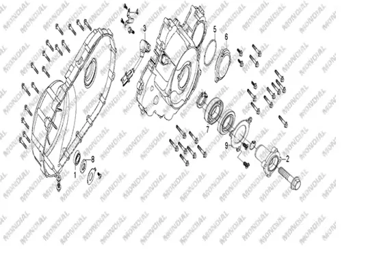 CFMOTO ZFORCE 1000 (T1B) SOL DEKORATIF KAPAK