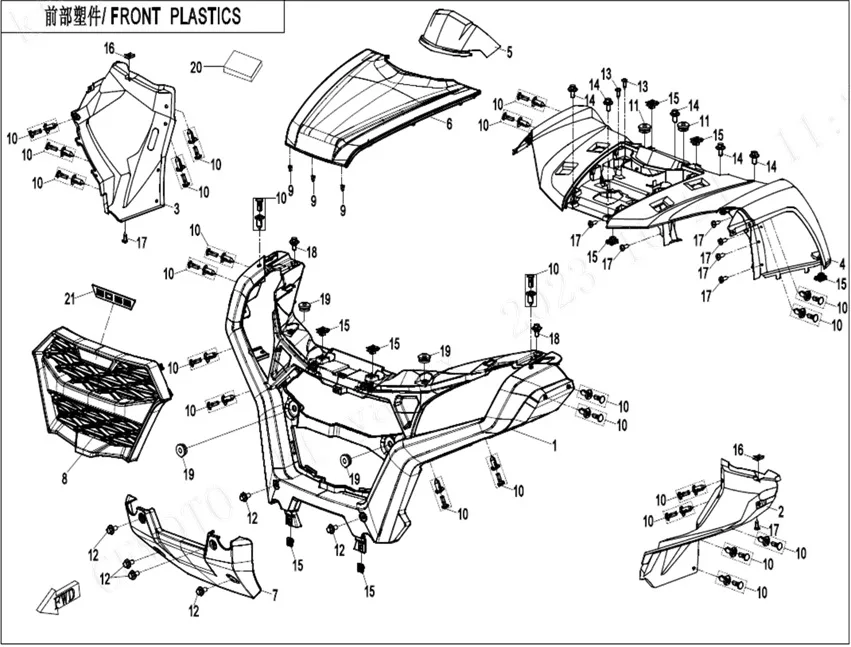CFMOTO CF GOES TERROX 400L (CF400ATR-4L)(T3B) ON CAMURLUK ALT