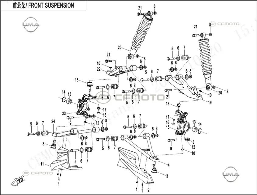 CFMOTO CF GOES TERROX 400L (CF400ATR-4L)(T3B) ON AKSON SAG