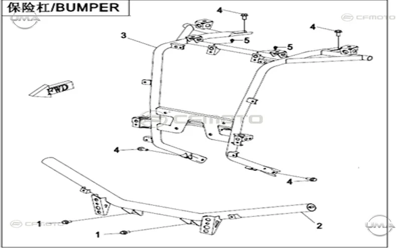 CFMOTO CF1000ATR (T3B)_22 ON TAMPON (SIYAH)
