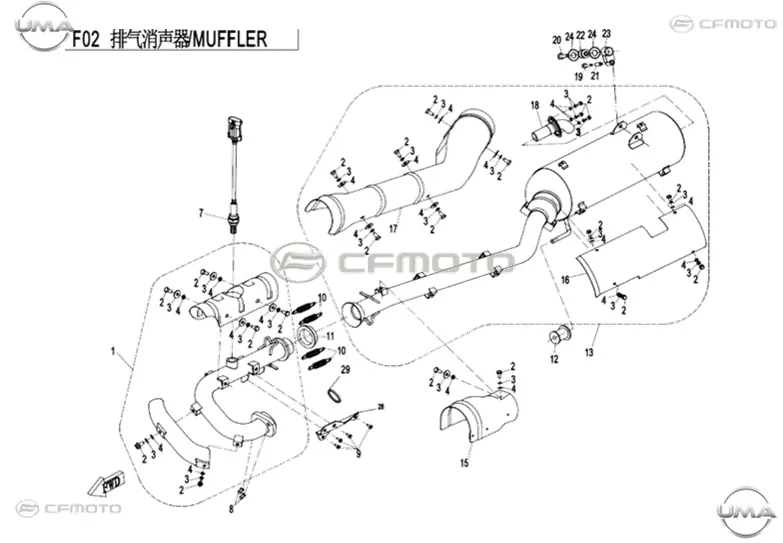 CFMOTO CF400ATR 2L (T3B) ISI YALITIM BANDI
