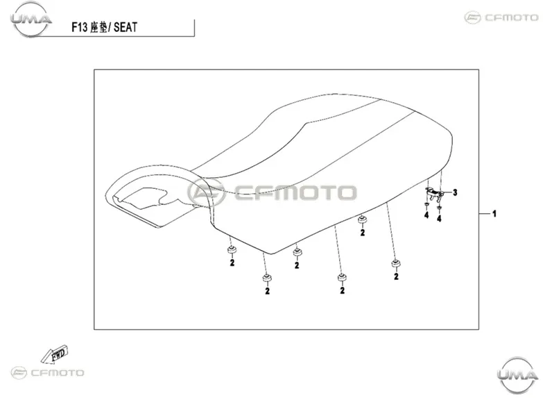 CFMOTO CF400ATR 2L (T3B) SELE KOMPLE
