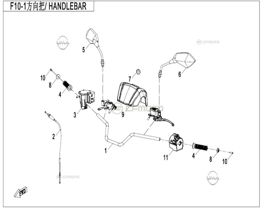 CFMOTO CF450ATR-3L (T3B) DUGME 2X4 / 4X4 (2024)