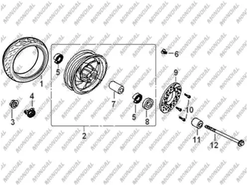E-MON BLISS DIS LASTIK (3.00-10) (TUBELESS)
