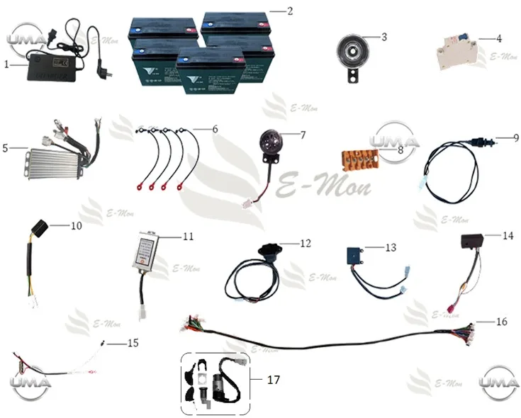 E-MON CAPRI SARJ CIHAZI 60V 20AH (DC 73V 3A)