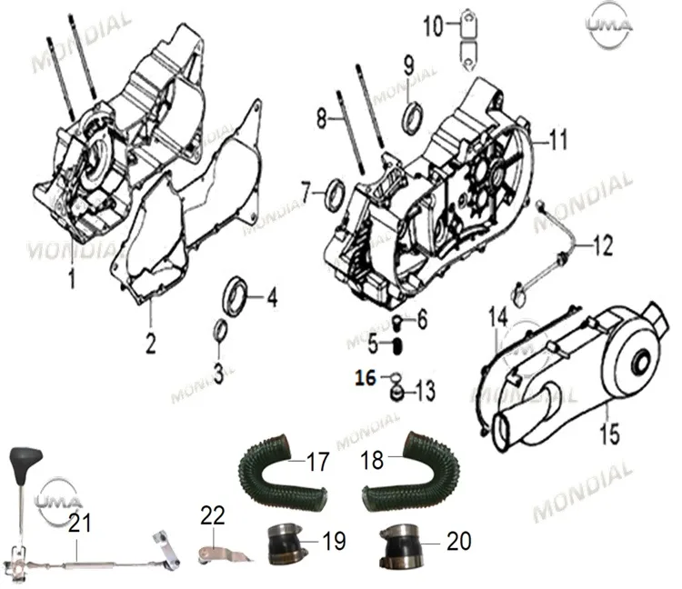 MONDIAL AU 200 O-RING 8.22X30.8X3.2