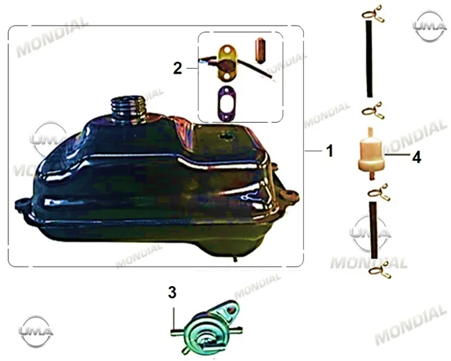 MONDIAL AU 200 BENZIN OTOMATIGI