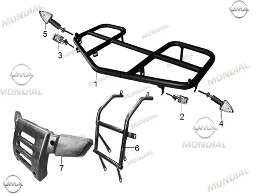 MONDIAL TERRATRACK 200 ON SOL PARK LAMBASI KOMPLE