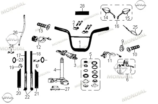 MONDIAL X-TREME MAX 150 GAZ TELI
