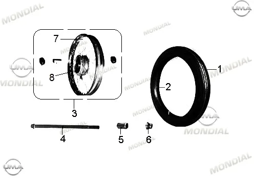 MONDIAL X-TREME MAX 150 BURC 12X21X24