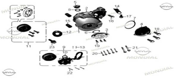 MONDIAL X-TREME MAXX 200 i STATOR