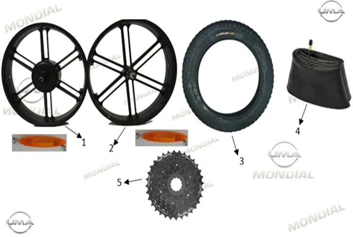 MONDIAL MIRACLE M ON JANT-MAGNEZYUM 135-175MM