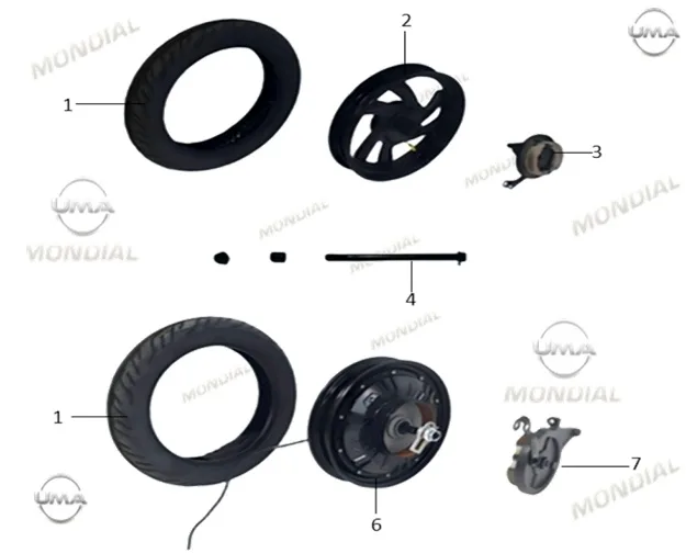 MONDIAL BOMBER MOTOR