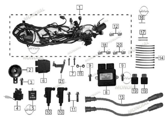 MONDIAL 400 RX3S EVO ECU