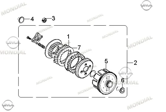 MONDIAL RX1 DEBRIYAJ TASI VE DISLISI