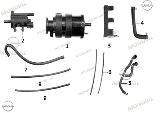 MONDIAL RX1 BENZIN HORTUMU