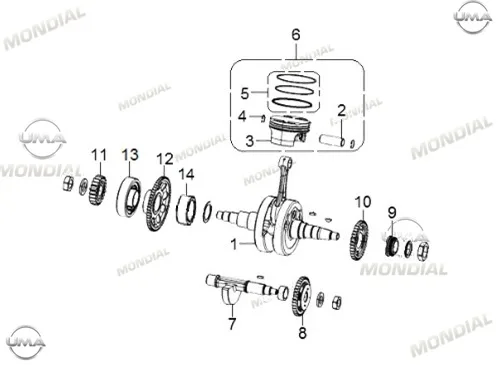 MONDIAL RX3 İ EVO 250 ABS_18 ILK HAREKET DISLISI
