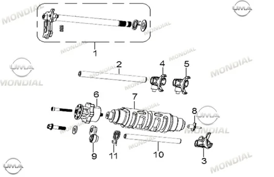 MONDIAL RX3 İ EVO 250 ABS_18 VITES CATALI ORTA