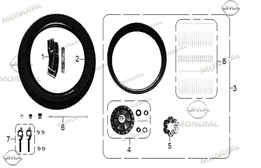 MONDIAL RX3 İ EVO 250 ABS_18 ZINCIR GERGI GRUBU