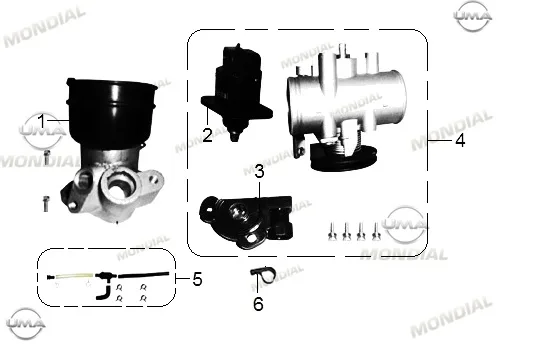 MONDIAL RX3I EVO 250 EMME MANIFOLDU