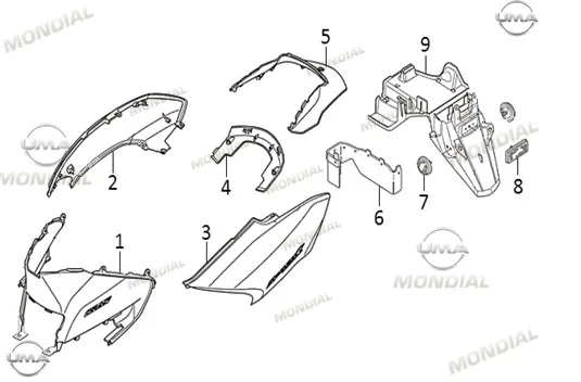 MONDIAL 110 SPEEDY SELE ALTI YAN KARENAJ SAG (GRI)
