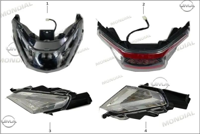 MONDIAL 125 FUZION (E5+) FAR KOMPLE